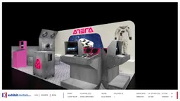 10x20 Inline booth design by Exhibit-Rentals